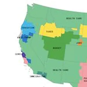 With a slew of competitive House, Senate, and gubernatorial races across the country, candidates on both sides of the aisle are driving their messages home with heavy spending on TV ads. But what are those messages exactly? An analysis by Bloomberg shows that across 210 local television markets, health care, taxes, and jobs seem to be issues that ads are hitting on most.